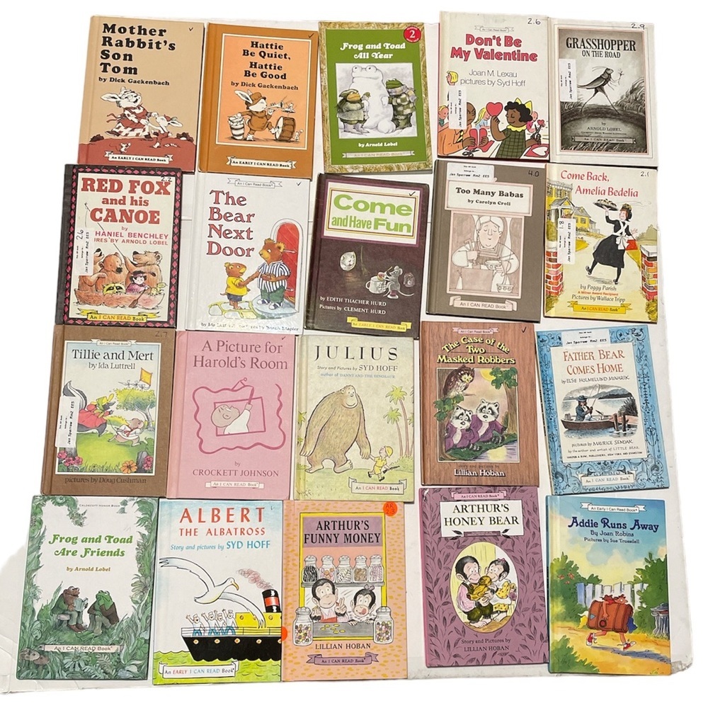 Vtg I Can Read Book ~ 1960 Children Story Books Lot of 20, Hardcover